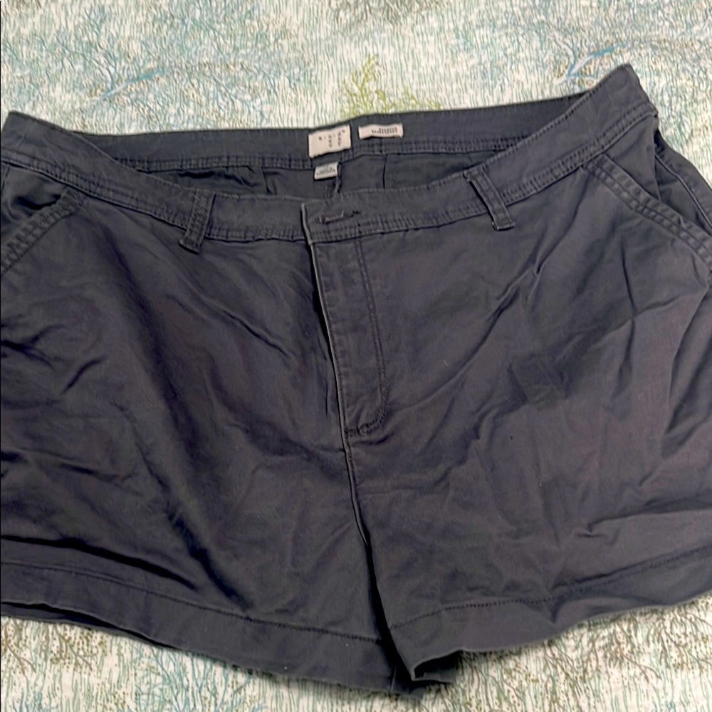 a new day Women's High Waist Shorts - Dark Gray